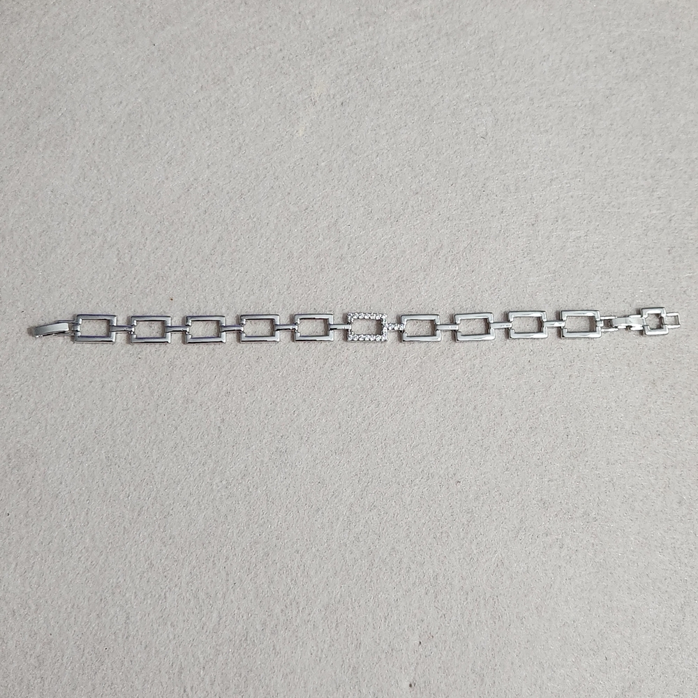 Silver Chain Link Bracelet